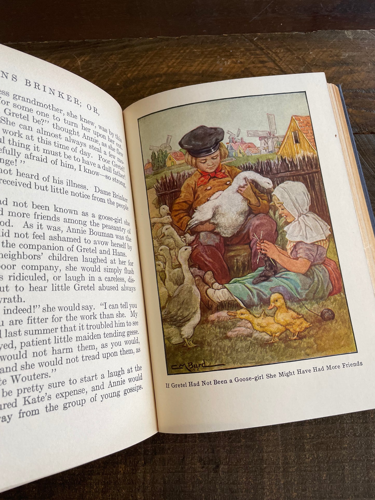 Hans Brinker or The Silver Skates by Mary Mapes Dodge, 1925