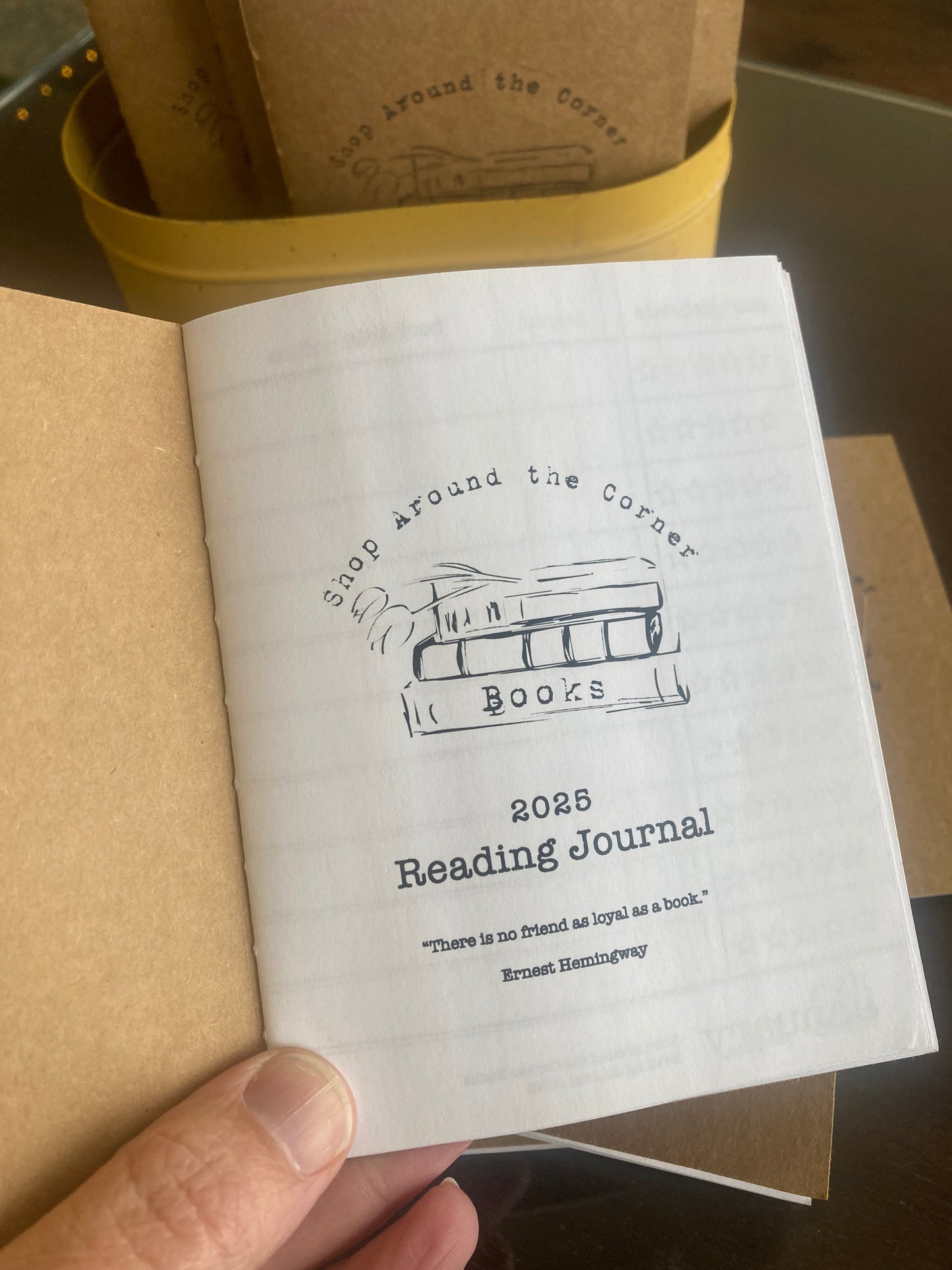 Shop Around the Corner Reading Journal