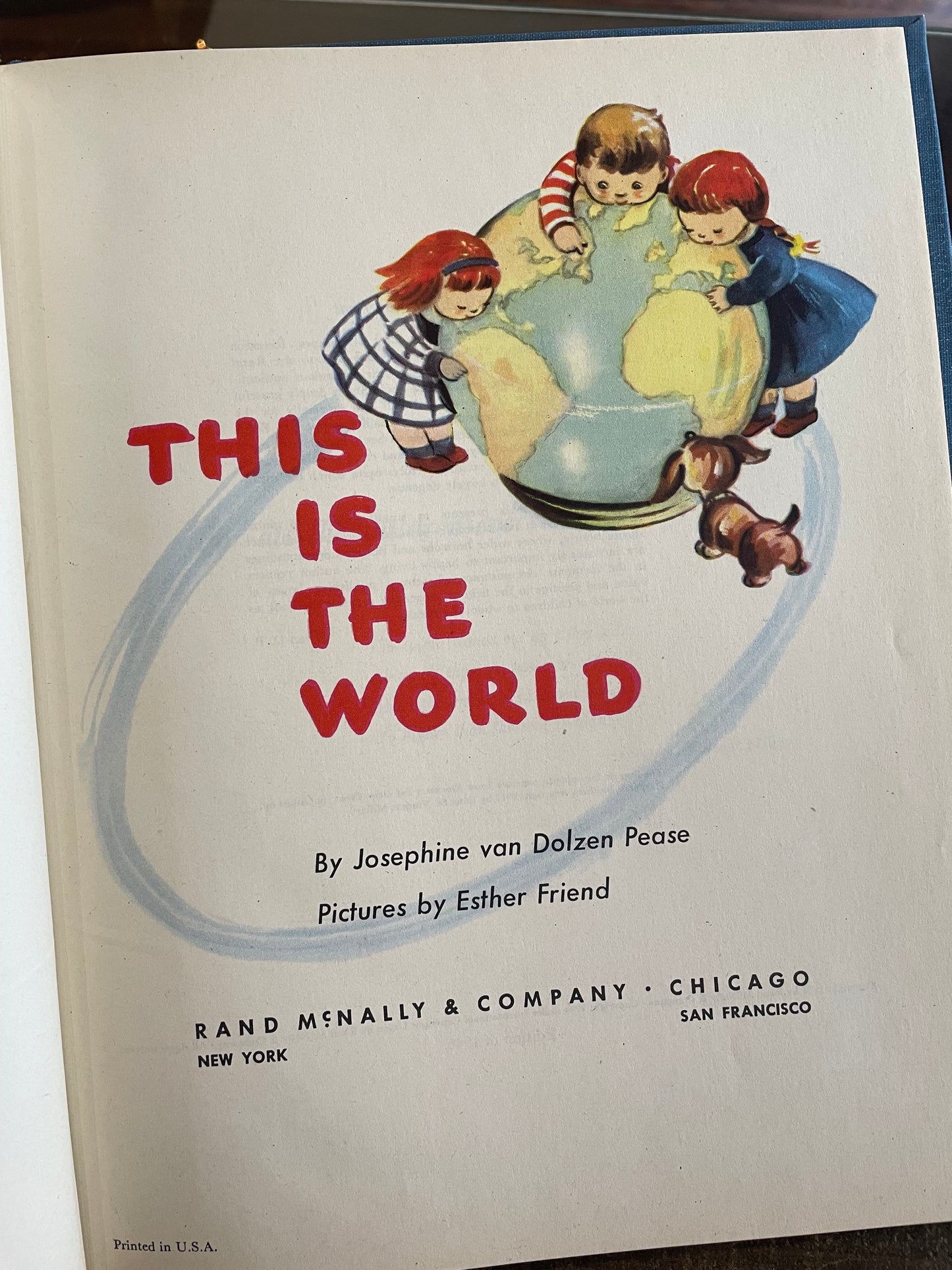 This is the World, a Rand McNally book (1946)