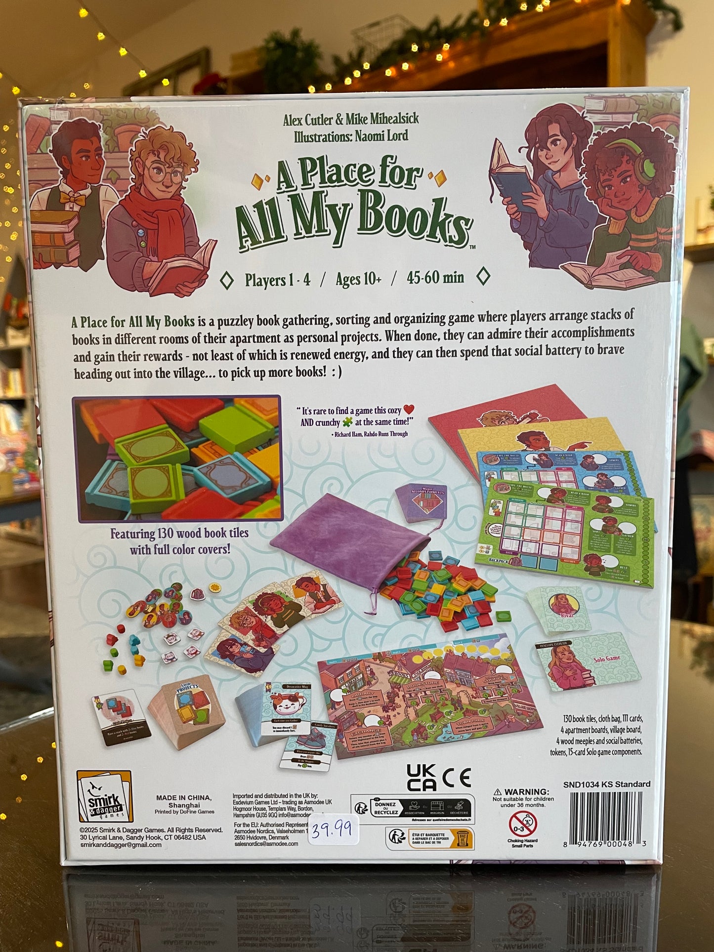 A Place for All My Books Board Game