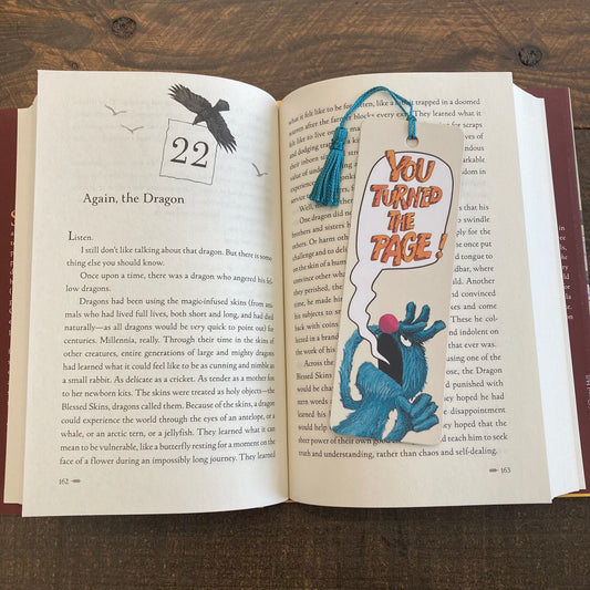 You Turned the Page! Bookmark