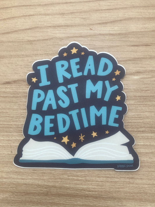 I Read Past My Bedtime Sticker