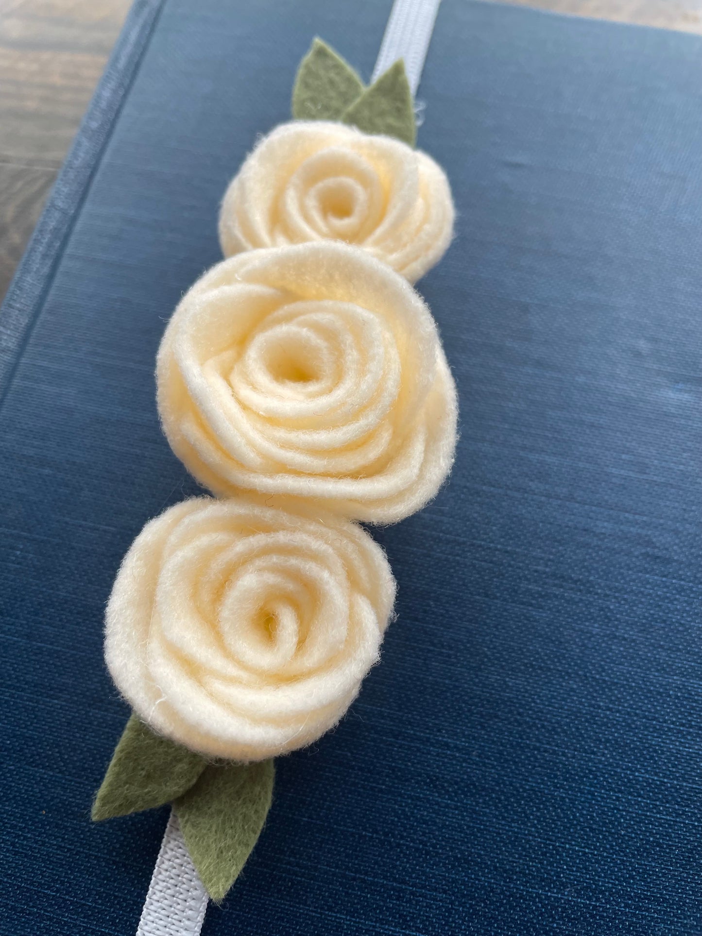 Felt Roses Bookmark