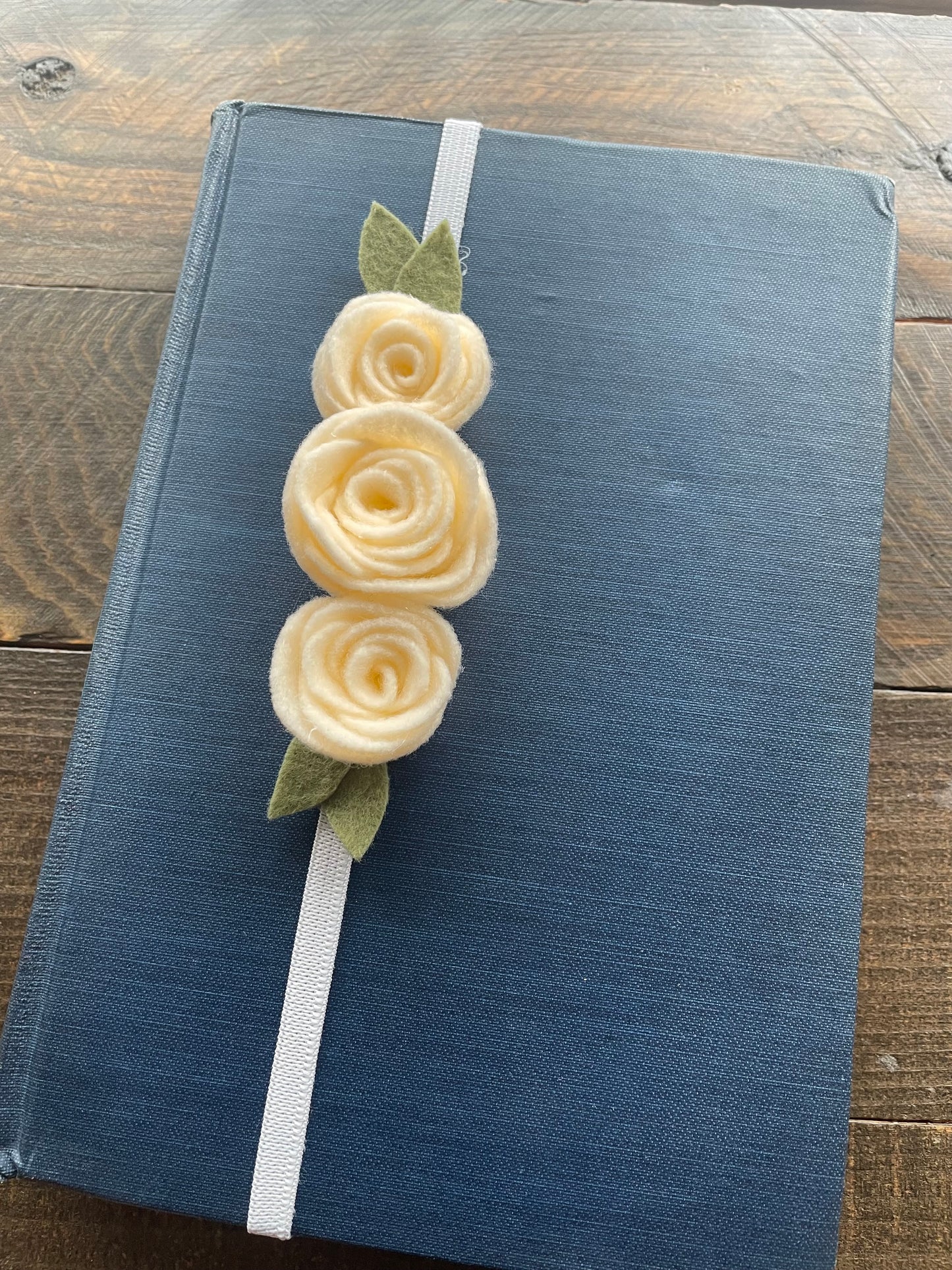 Felt Roses Bookmark