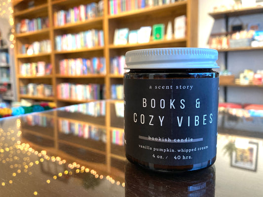 Books & Cozy Vibes—4 oz candle