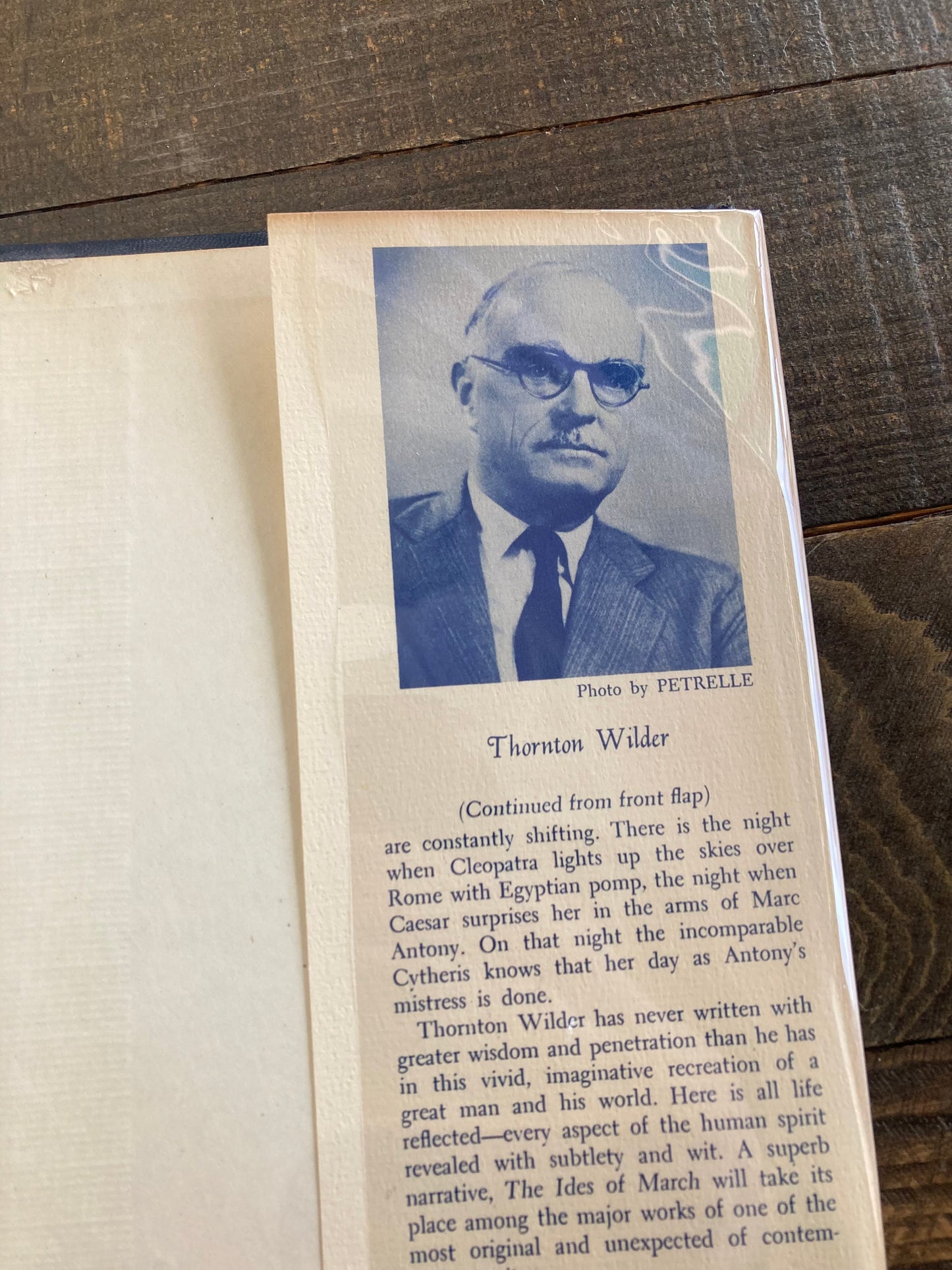 The Ides of March by Thornton Wilder, 1st Edition