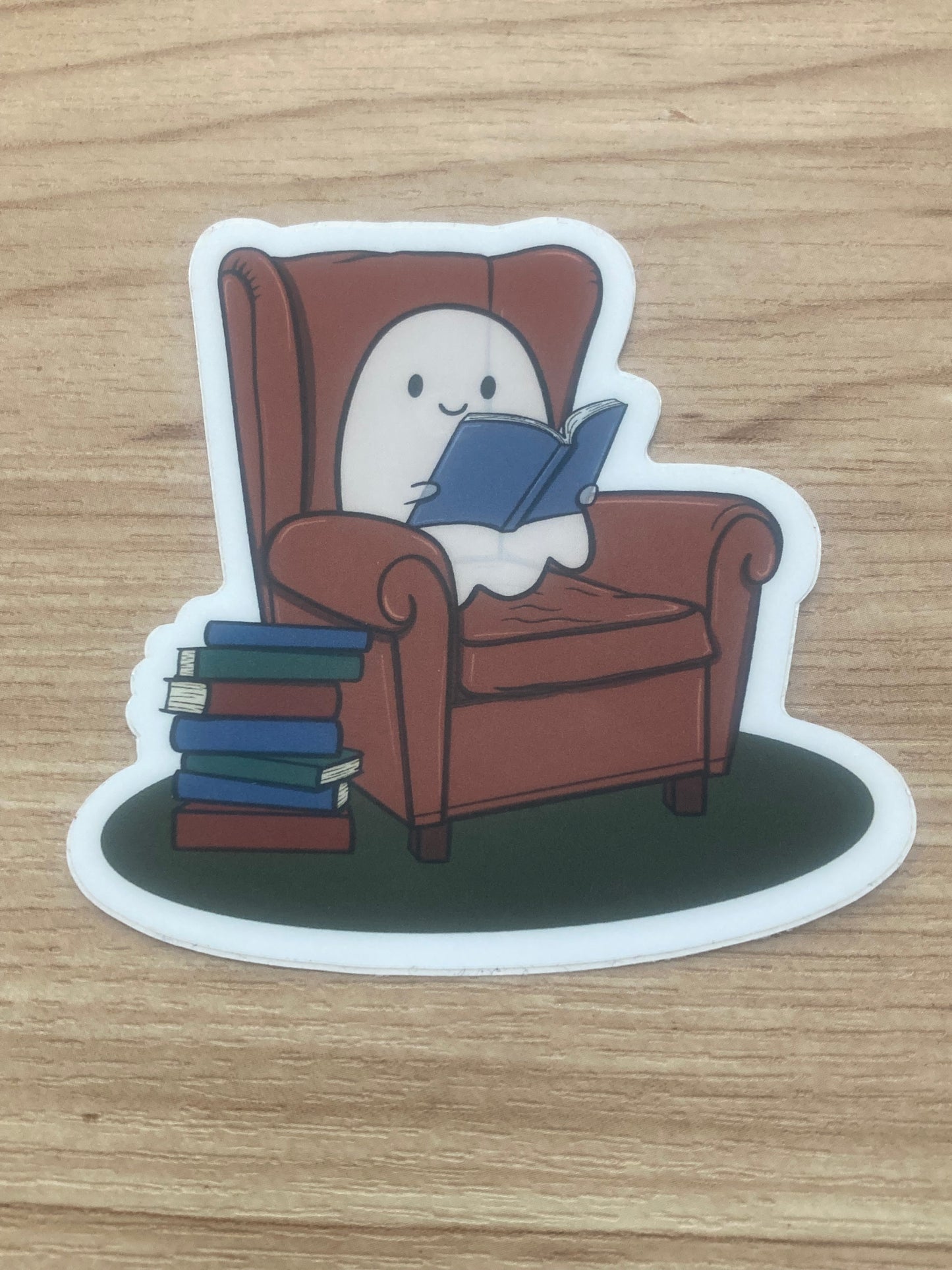 Ghost Reading Sticker