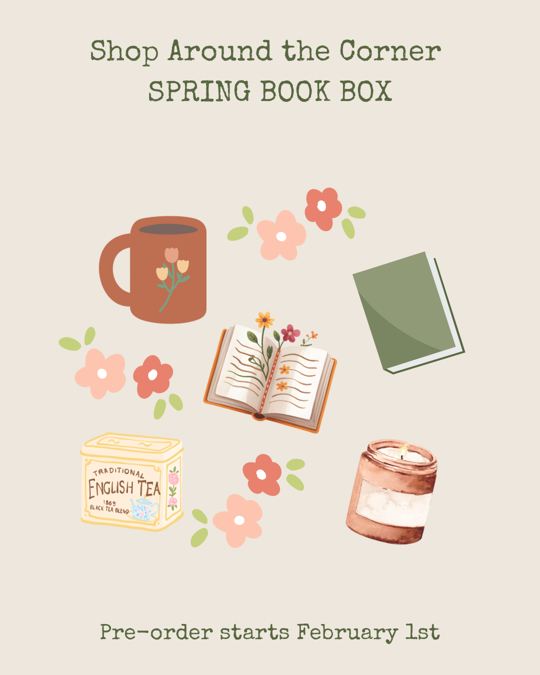 Shop Around the Corner Spring Book Box