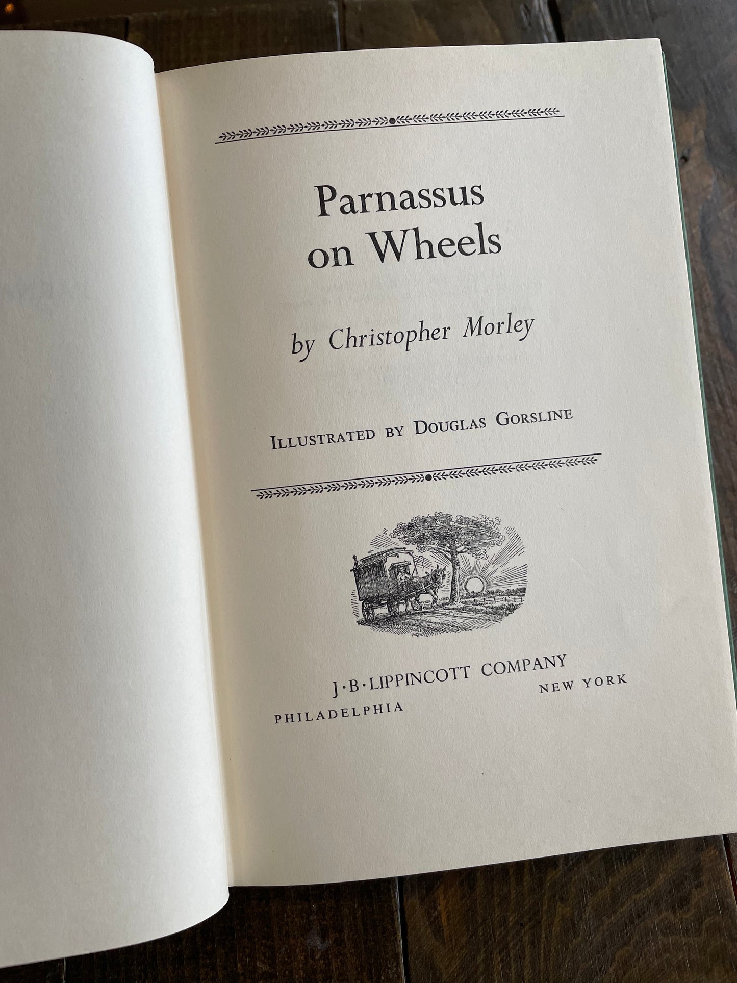 Parnassus On Wheels by Christopher Morley, 1955