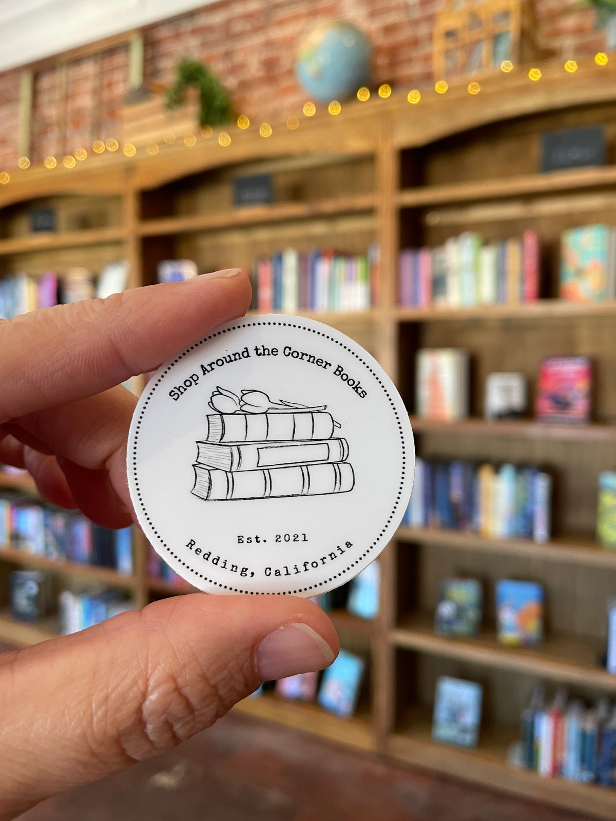 Redding Sticker Shop Around the Corner Redding Sticker – Shop Around the Corner Books